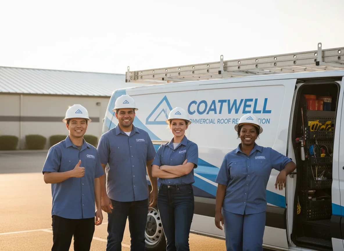 Commercial roof coating company in Skidmore, TX